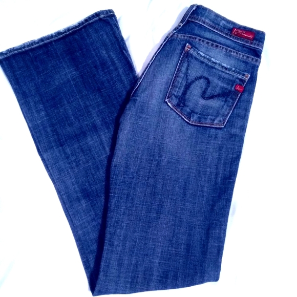 VINTAGE🌟 CITIZENS OF HUMANITY DESIGNER JEANS 002 INGRID STRETCH LOW WAIST FLAIR - Picture 1 of 5